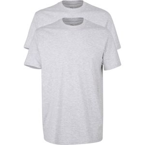Gotzburg heren T-shirts regular fit O-hals (2-pack), grijs -  Maat: 3XL