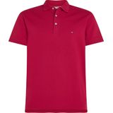 Tommy Hilfiger - 1985 Slim Polo - Donker Roze-Rood - Heren Poloshirt