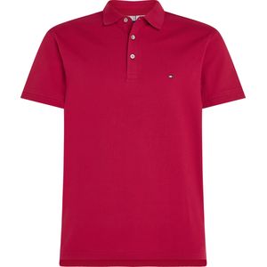 Tommy Hilfiger - 1985 Slim Polo - Donker Roze-Rood - Heren Poloshirt