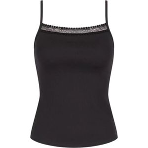 SLOGGI - Go Ribbed - Caraco - Zwart - Katoen