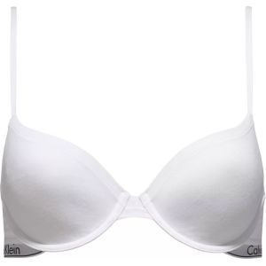 Calvin Klein dames Modern Cotton T-Shirt bra, T-shirt BH, wit -  Maat: 70D