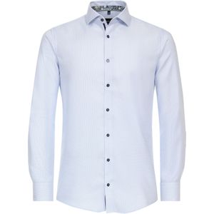 VENTI modern fit overhemd, twill, blauw