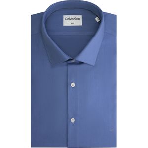 Calvin Klein slim fit overhemd, Twill Easy Care Slim Shirt, lichtblauw 37