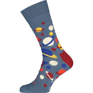 Happy Socks The Milky Way Sock, planeten in het blauw