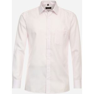 3 voor 99 | Redmond modern fit overhemd, popeline, rood gestreept 41/42