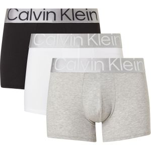 Calvin Klein Trunk (3-pack), heren boxers normale lengte, multicolor -  Maat: XXL