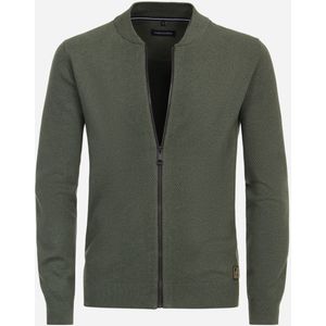 CASA MODA comfort fit vest, groen -  Maat: 3XL