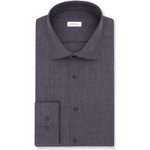 Seidensticker shaped fit overhemd, popeline, grijs