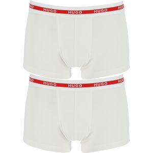 HUGO trunks (2-pack), heren boxers kort, wit