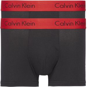Calvin Klein Trunk (2-pack), heren boxers normale lengte, zwart -  Maat: XL