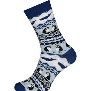 Many Mornings unisex huissokken Ice Pinguin