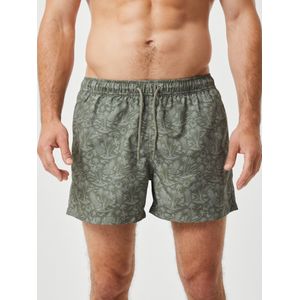 Bjorn Borg Print Swim Shorts, heren zwembroek, olijfgroene ananas print -  Maat: XL