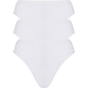 TEN CATE Basic women rio (3-pack), dames slips lage taille, wit -  Maat: L