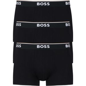 HUGO BOSS Power trunks (3-pack), heren boxers kort, zwart -  Maat: XL
