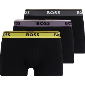 HUGO BOSS Power trunks (3-pack), heren boxers kort, multicolor -  Maat: M