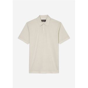Marc O'Polo regular fit polo, heren poloshirt korte mouw, grijs