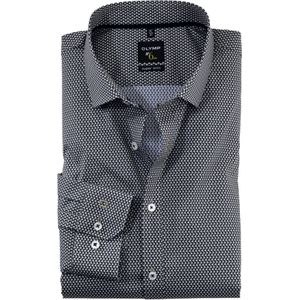 OLYMP - No. 6 - Overhemd - Modderkleurig - Super Slim Fit