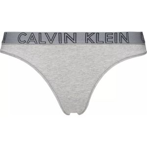Calvin Klein dames Ultimate thong, , grijs -  Maat: M