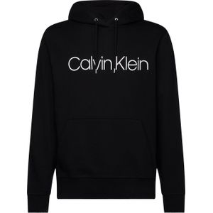 Calvin Klein heren hoodie katoen, Cotton Logo Hoodie, zwart