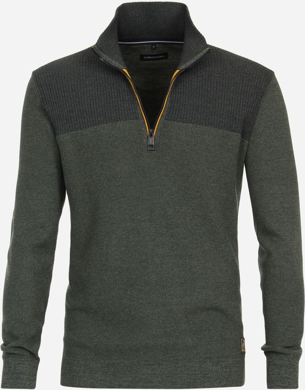 CASA MODA comfort fit schipperstrui, groen