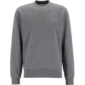 Lacoste heren sweatshirt, zwart met wit melange, Eclipse Jaspe -  Maat: XL