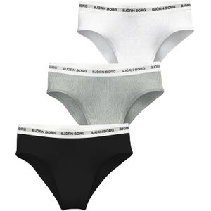 Björn Borg - Logo Highwaist Briefs - Set van 3 - Katoenen Stretchkwaliteit