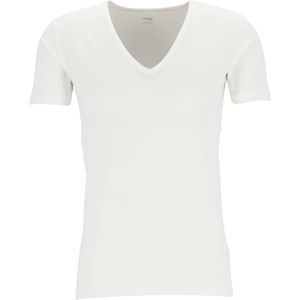 Mey Dry Cotton functional T-shirt (1-pack), heren T-shirt regular fit diepe V-hals, wit -  Maat: M