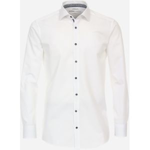 VENTI modern fit overhemd, mouwlengte 72 cm, twill, wit