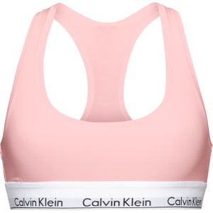 Calvin Klein dames Modern Cotton bralette top, ongevoerd, licht roze -  Maat: L