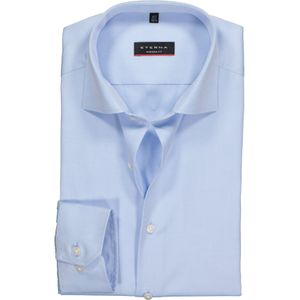 ETERNA modern fit overhemd, mouwlengte 72 cm, niet doorschijnend twill heren overhemd, lichtblauw 42