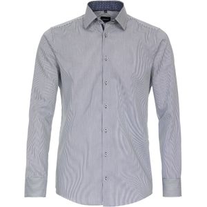 VENTI modern fit overhemd, twill, blauw gestreept