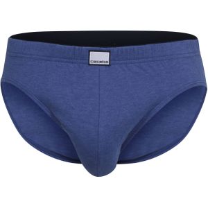 Ceceba heren sport slip (1-pack), middenblauw melange