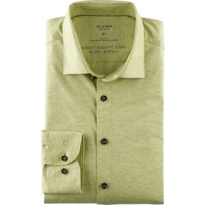 OLYMP Level Five 24/Seven Jersey shirt lichtgroen, Effen