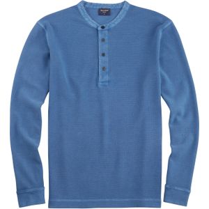 OLYMP Casual modern fit polo, rookblauw -  Maat: S