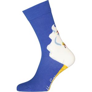 Happy Socks Ice Ice Baby Sock, unisex sokken, kobaltblauw met ijs - Unisex - Maat: 41-46