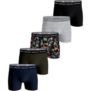 Bjorn Borg Cotton Stretch boxers, heren boxers normale lengte (5-pack), multicolor -  Maat: M