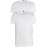 Alan Red Derby O-Hals T-Shirt Wit (2Pack) - Heren - Basic T-shirts