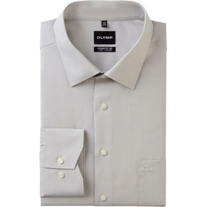 OLYMP Luxor comfort fit Big overhemd, chambray, zilvergrijs