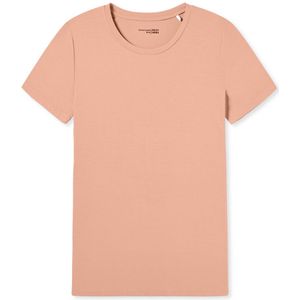 SCHIESSER Mix+Relax T-shirt, dames shirt korte mouw modal peach