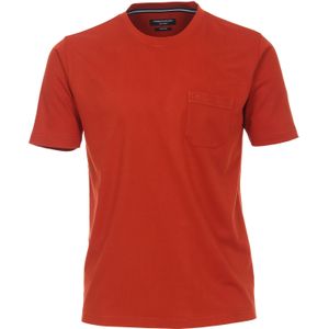 CASA MODA comfort fit heren T-shirt, warm oranje -  Maat: 6XL