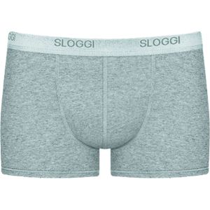 Sloggi Men Basic Short, heren boxershort korte pijp (1-pack), grijs -  Maat: M