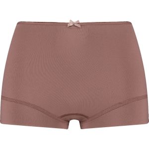 RJ Bodywear Pure Color dames short (1-pack), mauve -  Maat: XXL