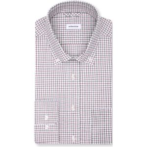 Seidensticker regular fit overhemd, popeline, grijs geruit