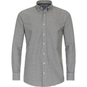 3 voor 99 | Redmond comfort fit overhemd, popeline, zwart geruit 37 - 38