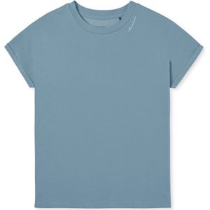 SCHIESSER Mix+Relax T-shirt, dames shirt korte mouw blauw-grijs