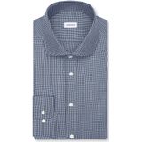 Seidensticker - 845273 - Chemise - Blauw - Man - Lange Mouwen - Coupe Droite