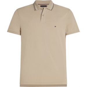 Tommy Hilfiger Regular Polo, heren poloshirt, beige