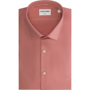 Calvin Klein slim fit overhemd, Twill Easy Care Slim Shirt, antiek roze 39