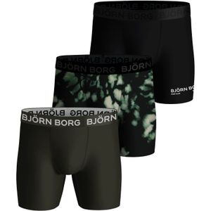 Bjorn Borg Performance boxers, microfiber heren boxers lange pijpen (3-pack), multicolor -  Maat: XXL