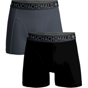 Muchachomalo boxershorts, heren boxers normale lengte (2-pack), Solid -  Maat: XL